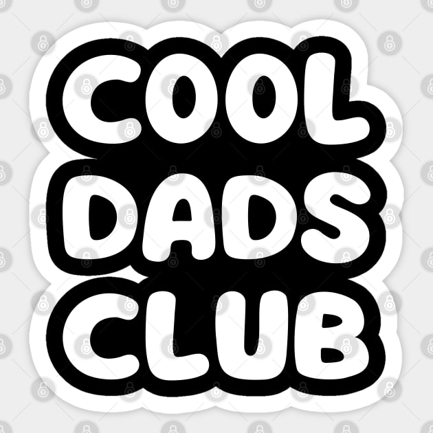 Cool-Dads-Club Sticker by Creatifly Graphic Tees